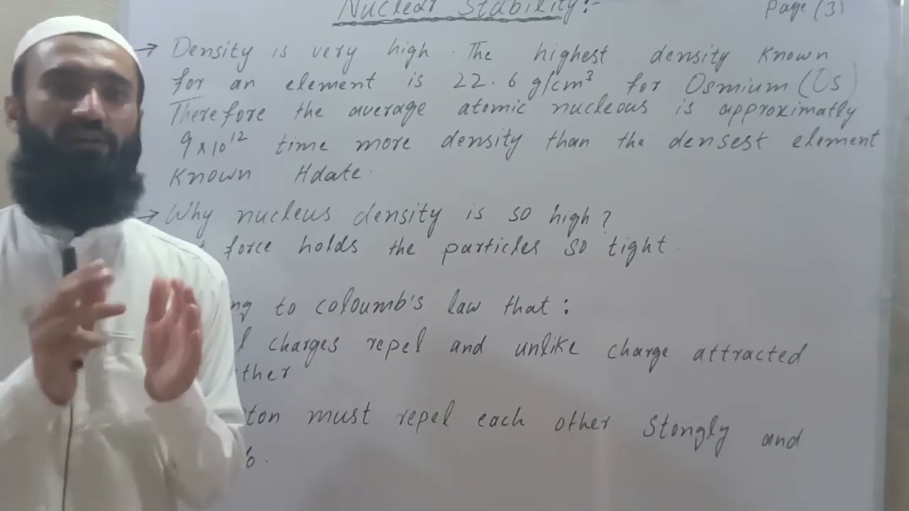 Nuclear stability part 1