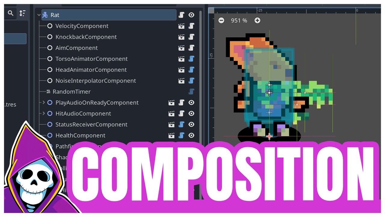 Using Composition to Make More Scalable Games in Godot