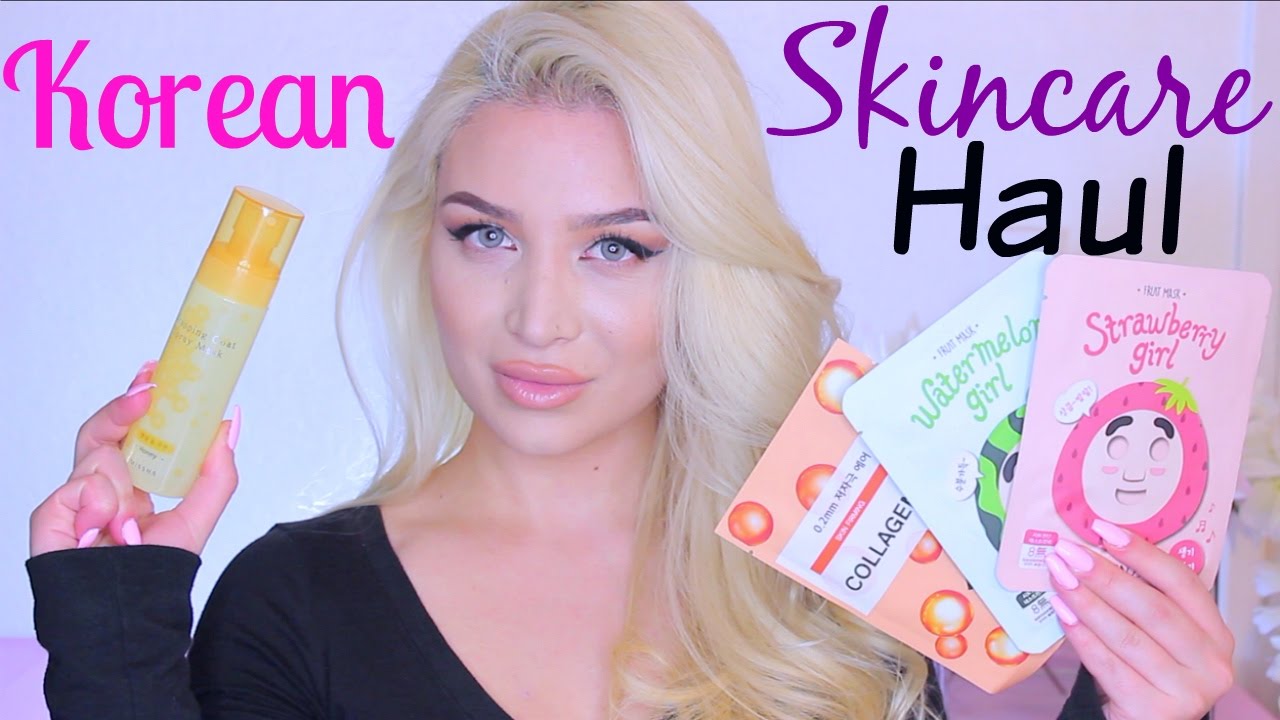 KOREAN Skincare Haul ♡ Beauteque ♡ Etude House, Missha, Esfolio & More