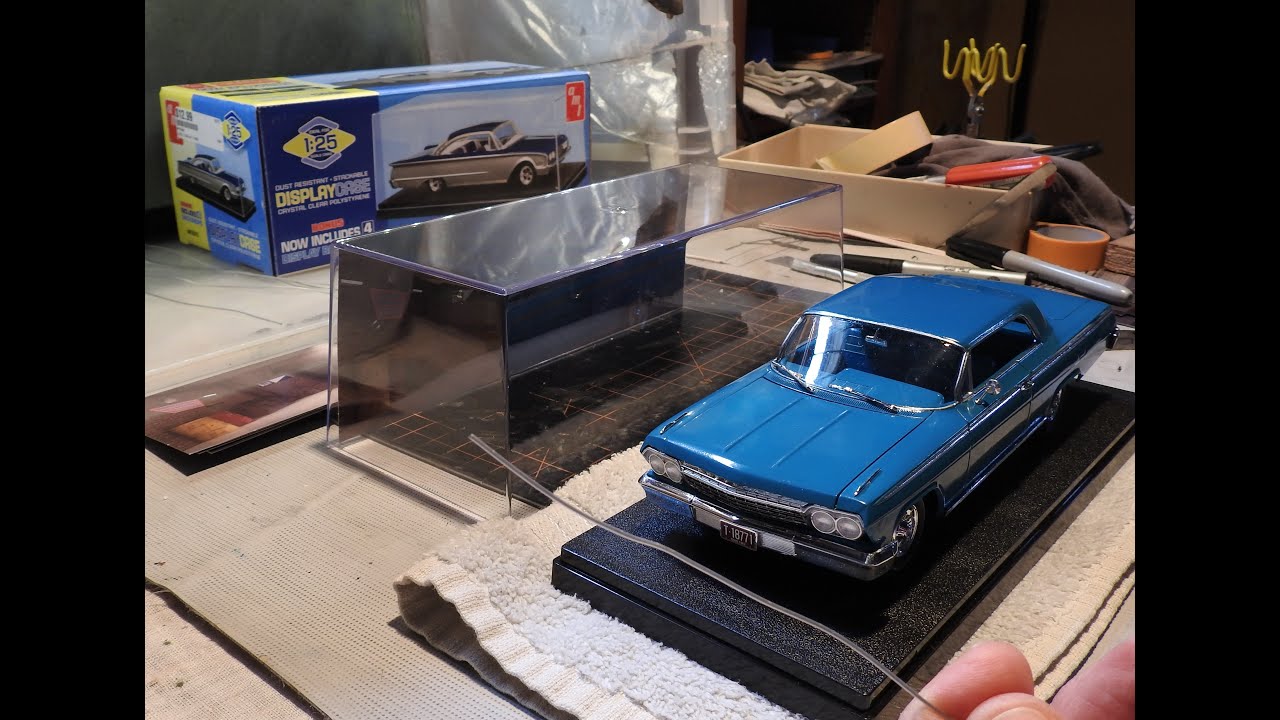 How to secure your model to a display case