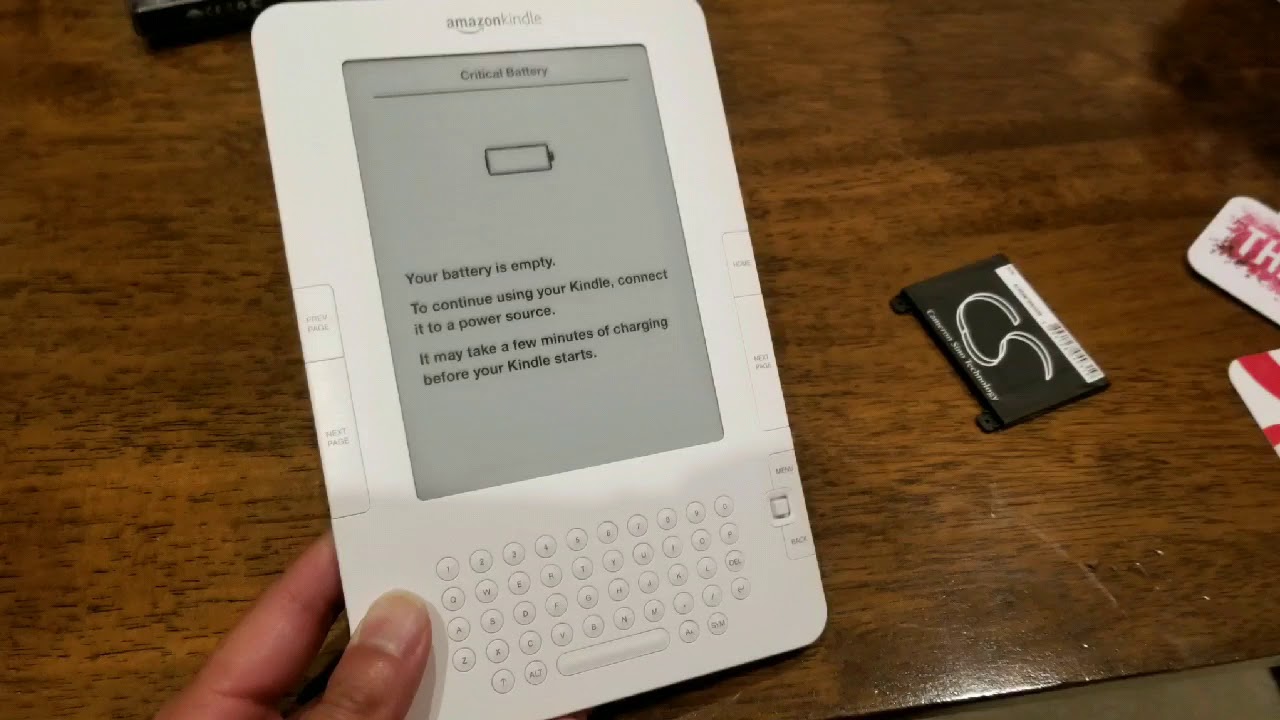 Как заменить батарею Kindle II (D00701)!!!