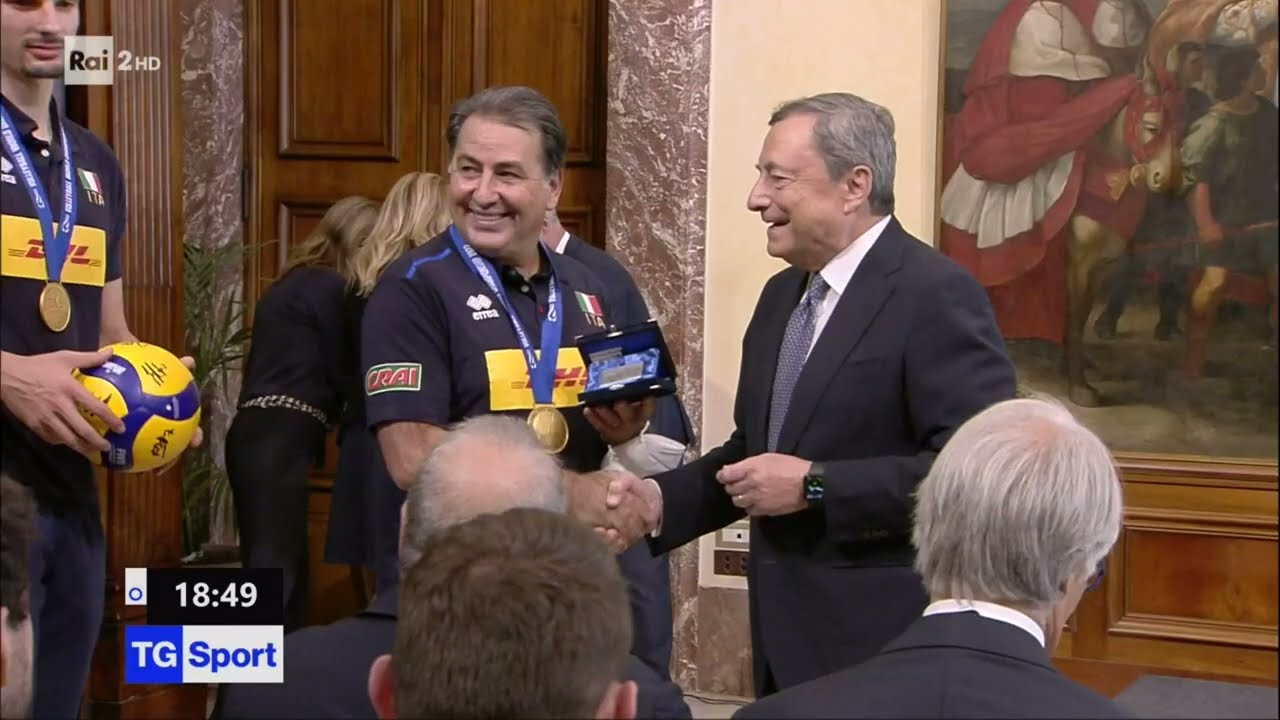L'Italia di De Giorgi da Mattarella da rai sport