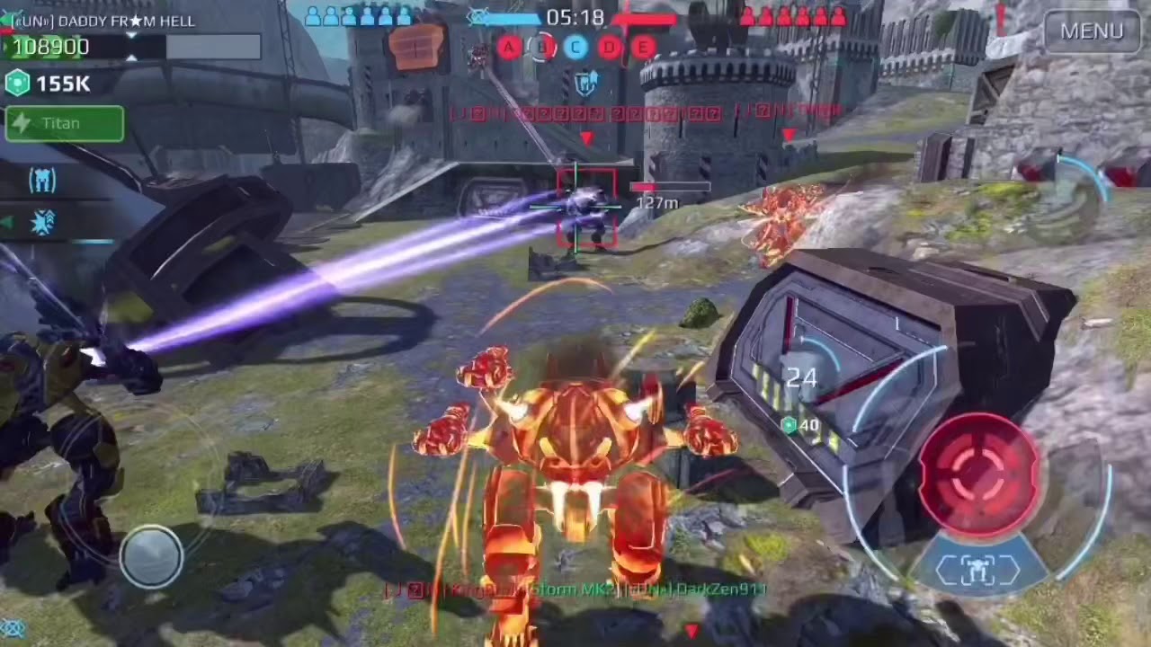 War Robots ( UN vs JN ) - iOS vs Android