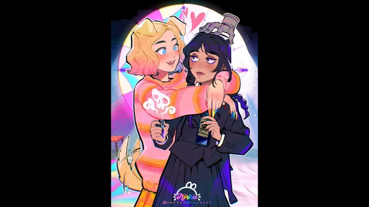 Wenclair (Wednesday x Enid) Yuri/GL credits in the description