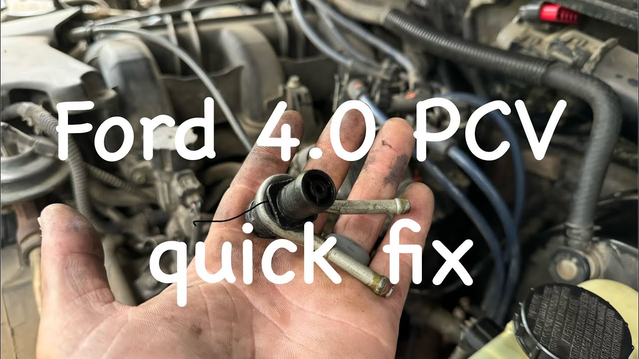 Ford Ranger 4.0 PCV valve replacement problem solved