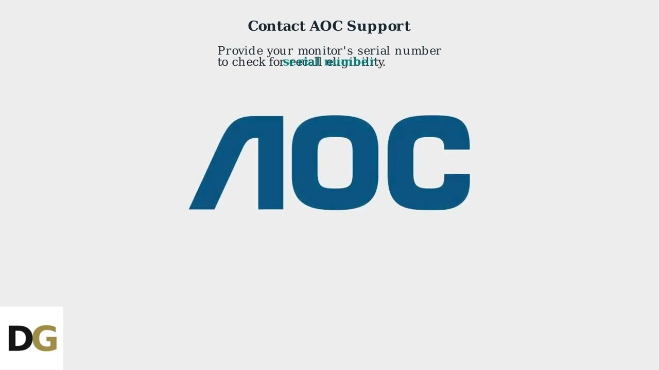Как устранить линии на экране монитора AOC &ndash; Устранение неполадок с вертикальными и горизонтальны...