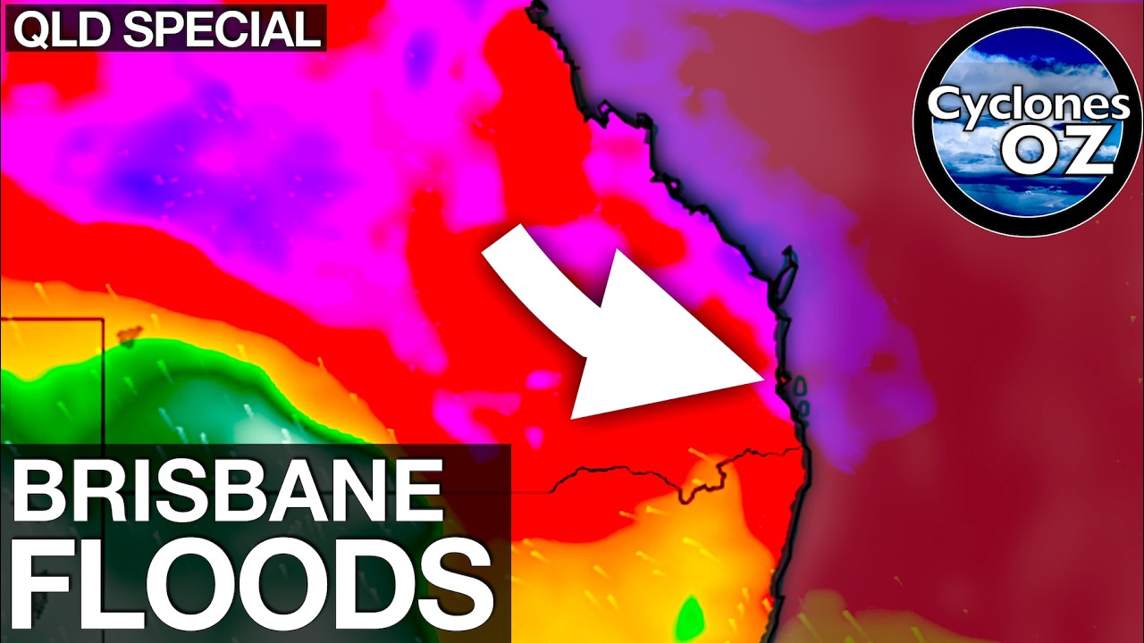 Queensland: Powerful Severe Thunderstorms and Heavy Rainfall Forecast Tonight for Brisbane