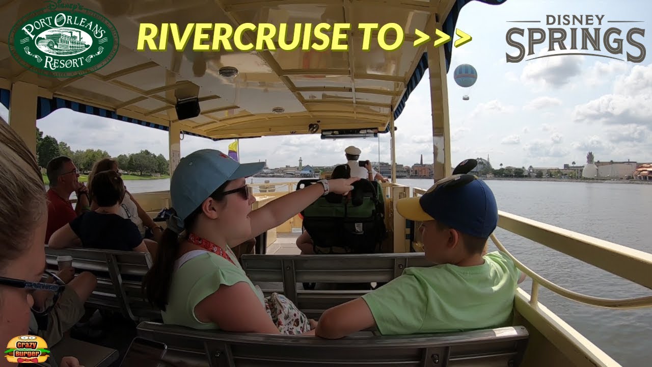 Rivercruise Port Orleans Riverside to Disney Springs Market Place!