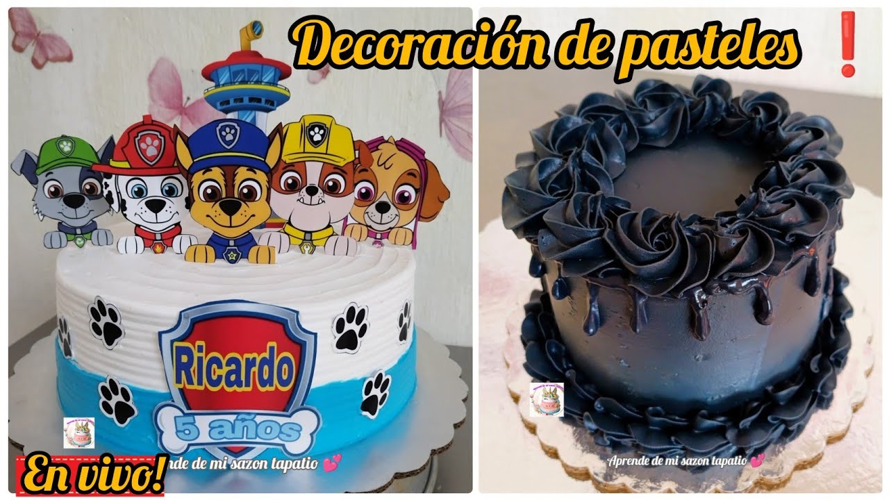 MARATÓN  PASTELERO |  pasteles en Chantilly | decorado en vivo ❗ #cakes #pastel #envivo