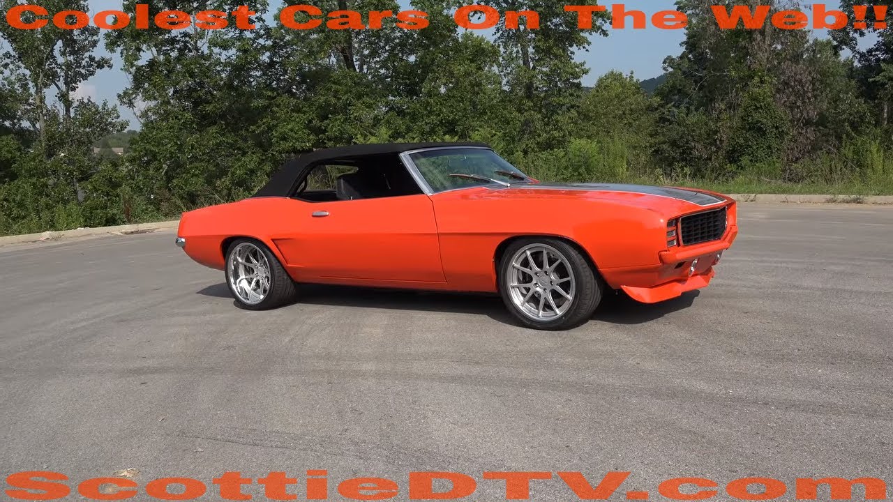 1969 Chevrolet Camaro Convertible Pro Touring Steve Holcomb Pro Auto Custom Interiors