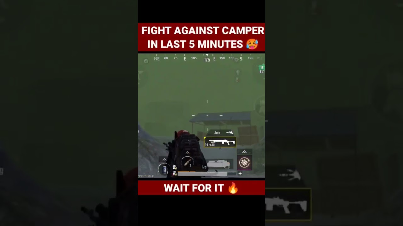 Fight Against Camper In Last 5 Minutes 🥵 #shorts