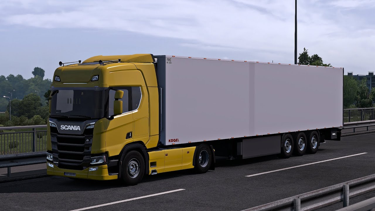 ETS2 1.39 - ProMods 2.51 - SCANIA R540 - Trip: Jēkabpils - Vilnius