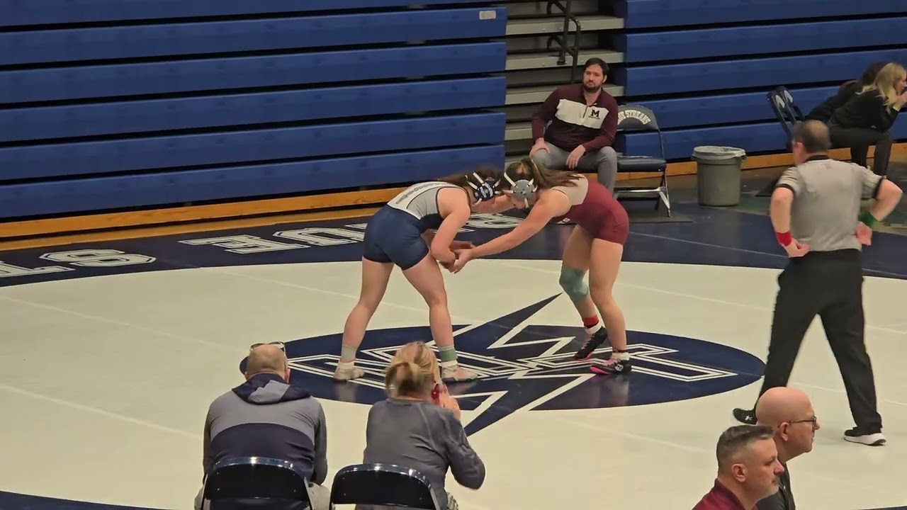 PIAA D3 SC Region Championship consi 8 #2 155 lb our girl working her way back up. ☺️😀 