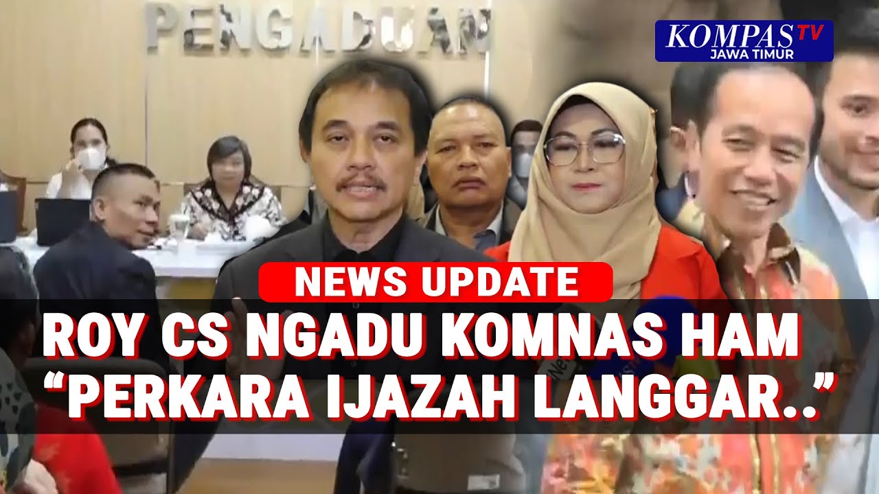 Perkara Ijazah Jokowi, Roy Suryo CS Ngadu Komnas HAM & Nilai Proses Hukum Langgar Prosedur!