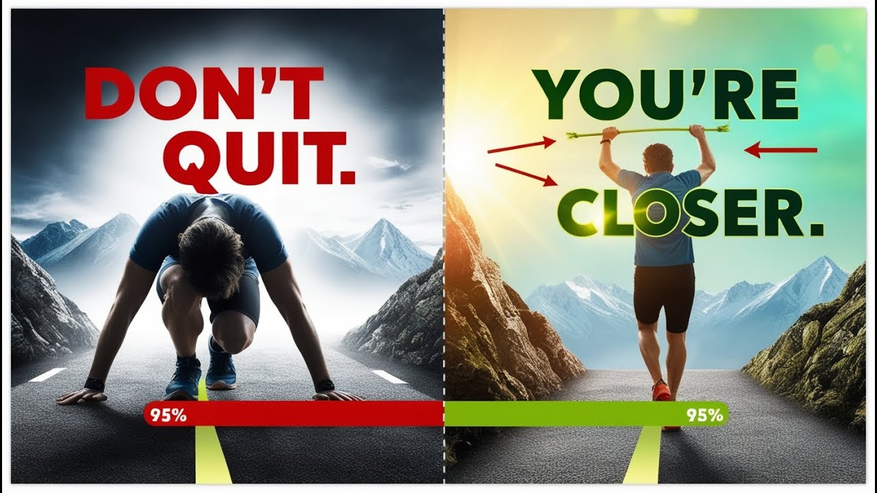 You're Closer Than You Think Don't Quit Now! | Motivational Video
