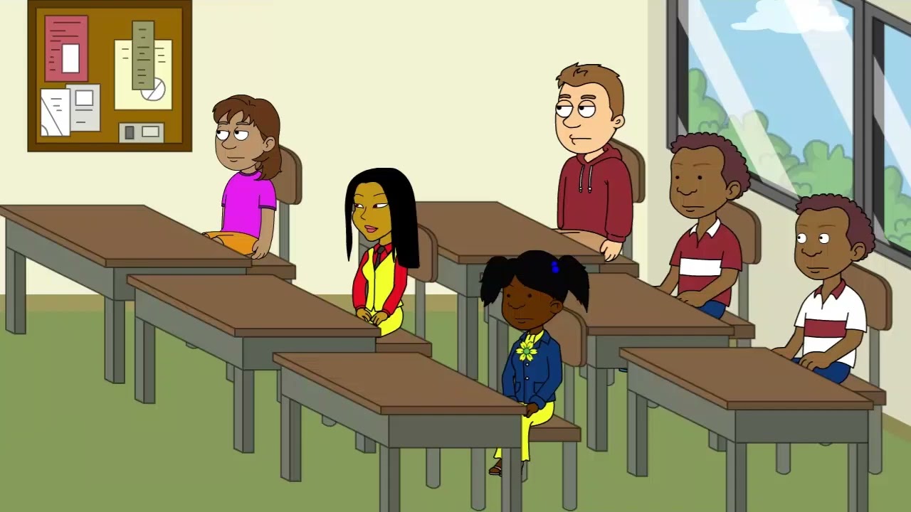 Caillou Gets 5 Strikes at School (ULTRA-GROUNDED!!!)