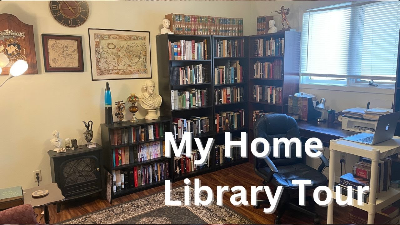 My Updated Home Library Tour
