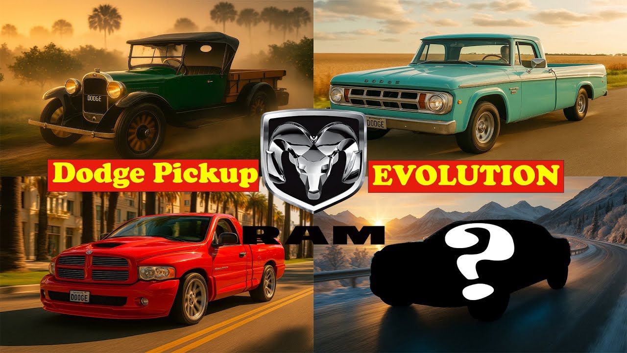 Dodge Pickup Evolution: 101 Years of American Power (1924&ndash;2025)