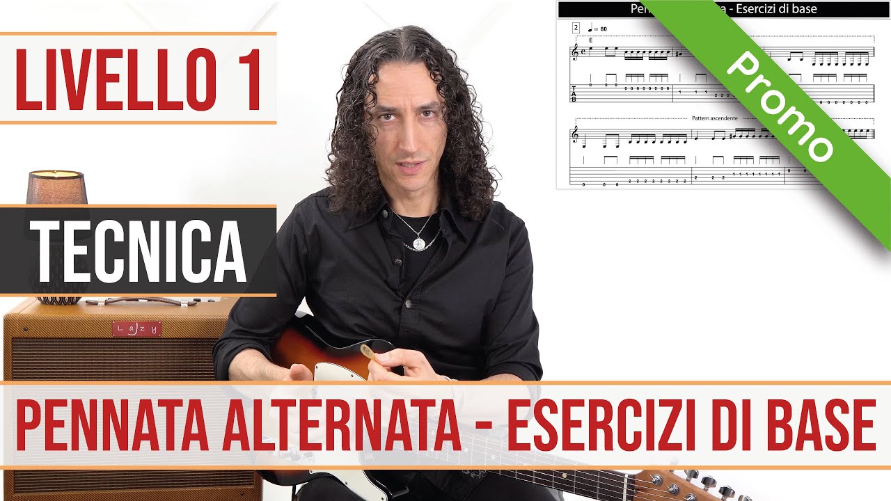 Pennata alternata: Esercizi di base - Lezione completa