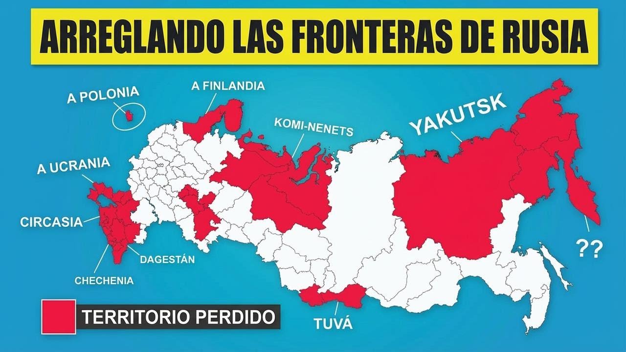 ¿Cómo quedaría Rusia si le redujeran el territorio?