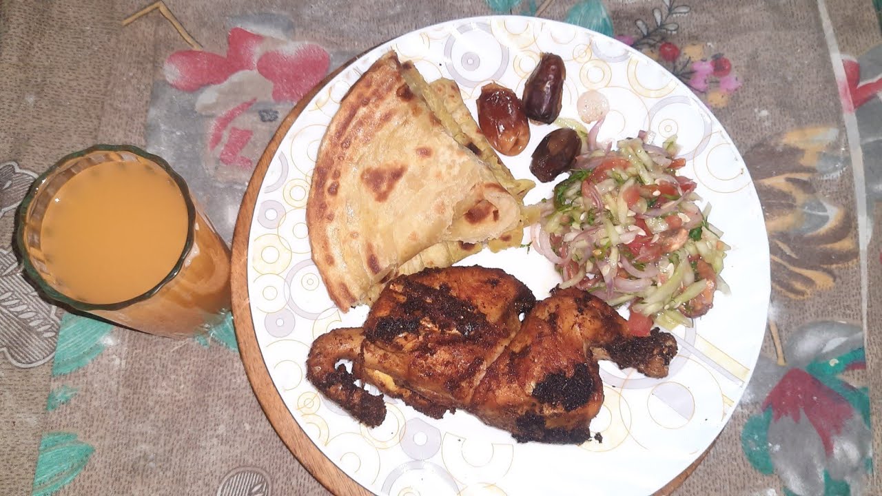 আস্ত মুরগি ভাজা সাথে পরটা রেসিপি //Chicken fry and paratha recipe //ইফতার আইটেম 🥰🥰🥰