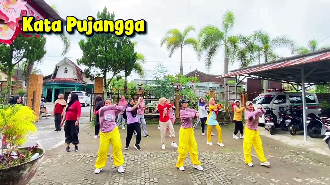 KATA PUJANGGA ( LATIHAN ) - SENAM KREASI 🩷💛🔥💃