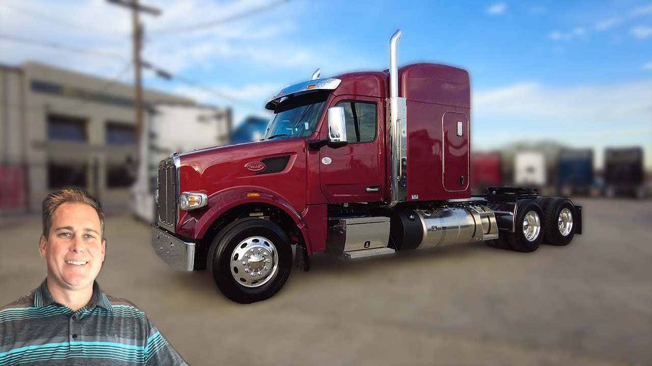 ПРОДАН - Peterbilt 567 2024 года выпуска, огненно-красный, с 72-дюймовым спальным местом