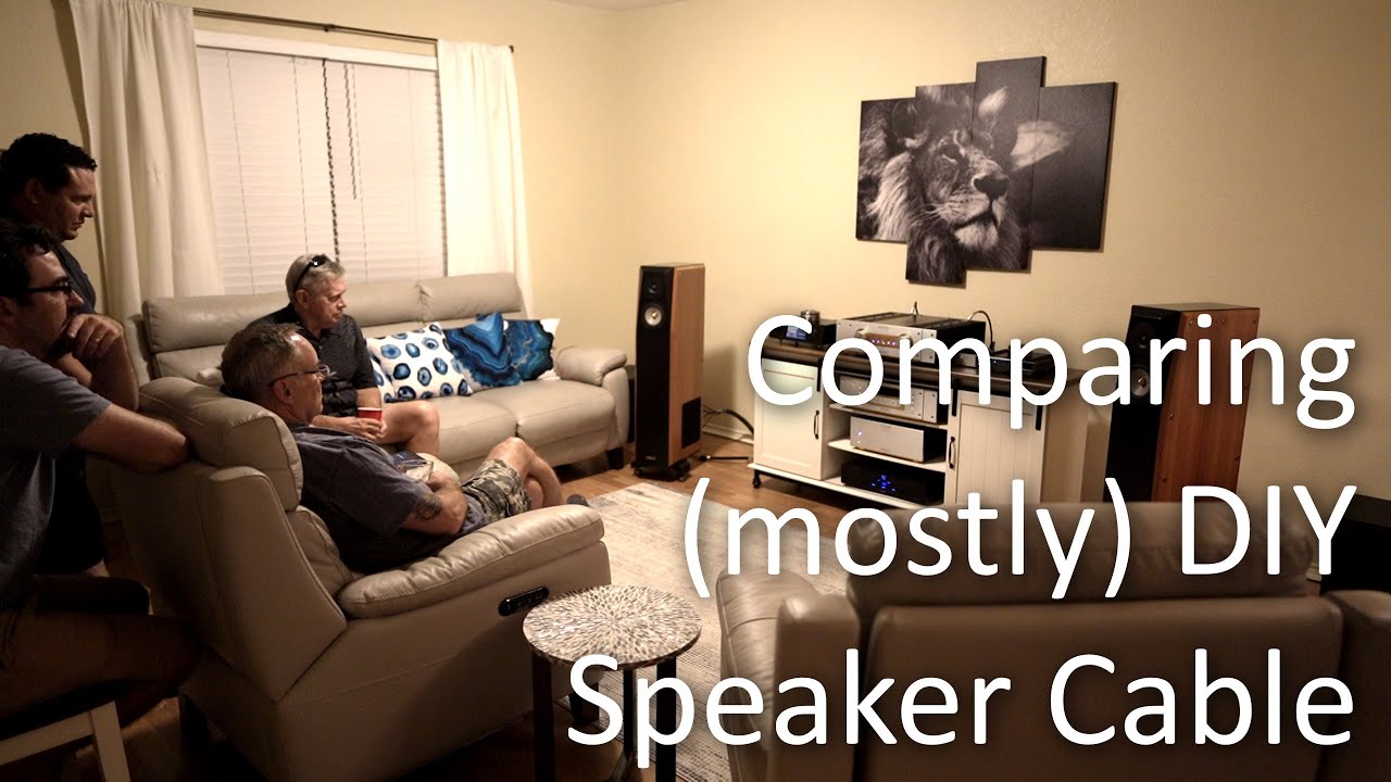 Comparing (mostly) DIY speaker cables