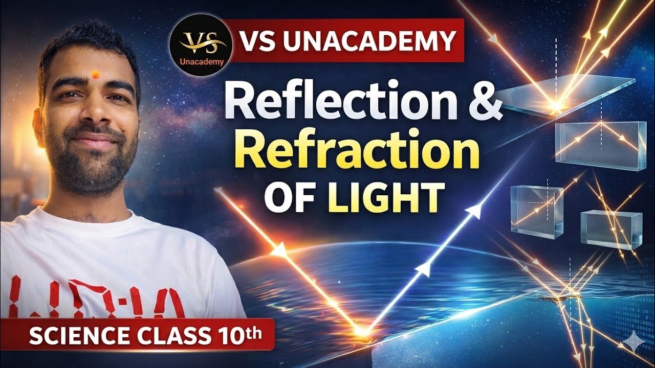 VS Unacademy is live || Science : Class 10 | Chapter 1 (reflection of light by mirror) #8