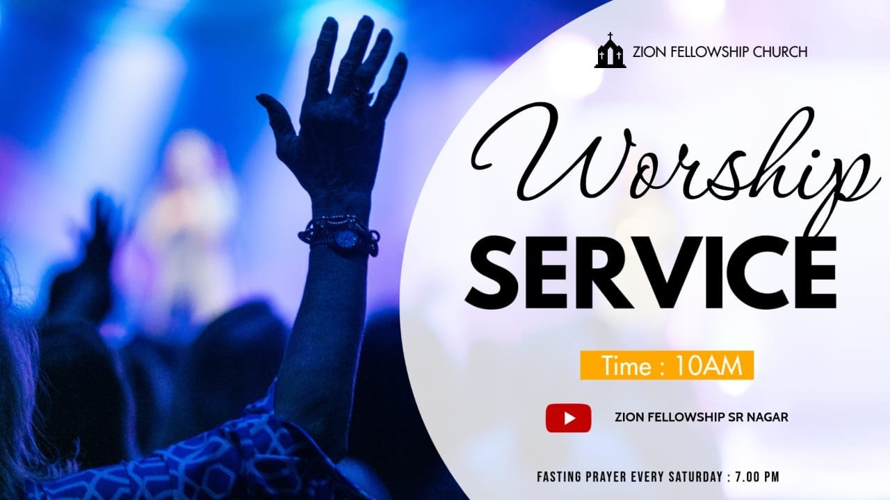 Sunday Worship Service || 8-03-2026 ||  Zion Fellowship church || SR Nagar