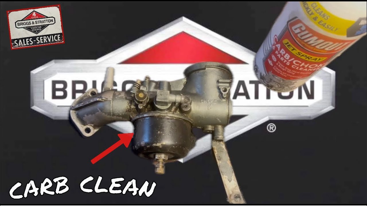 11HP Briggs & Stratton One Piece Flo-jet Carb clean 🔧• #howto #briggsandstratton #carburettor