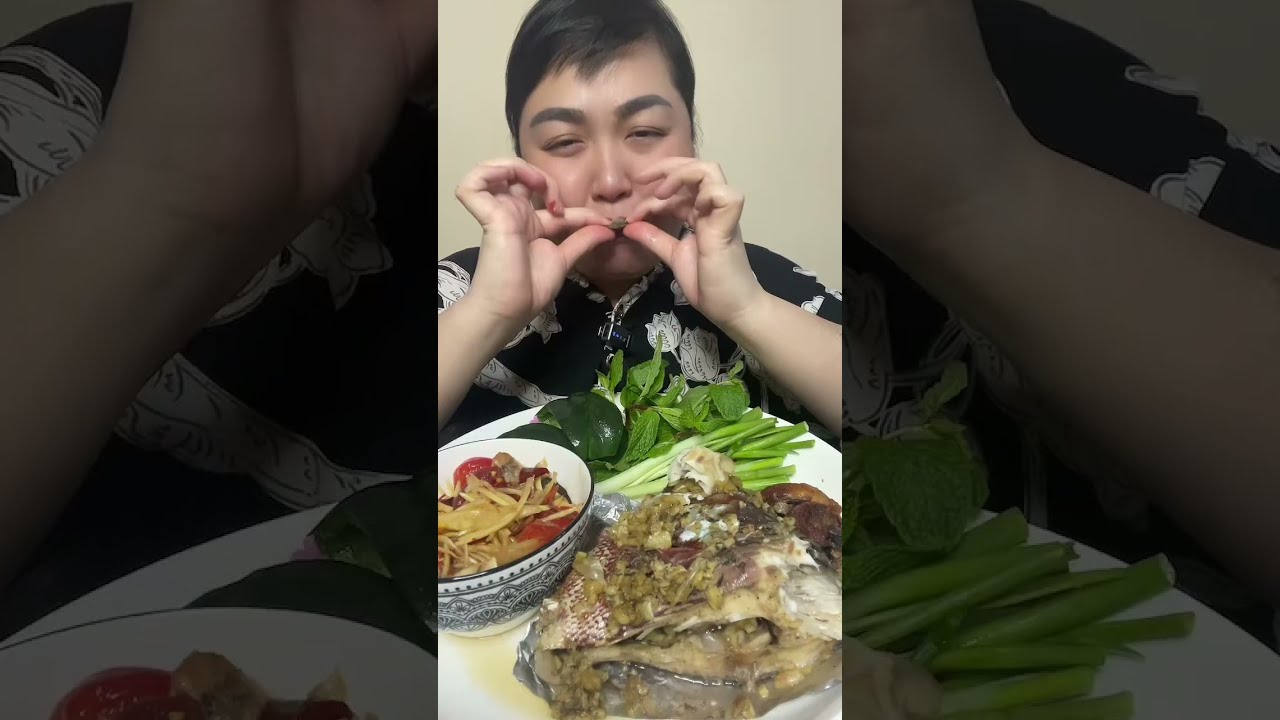 นึ่งปลานิลกับส้มตำแซบๆจ้า