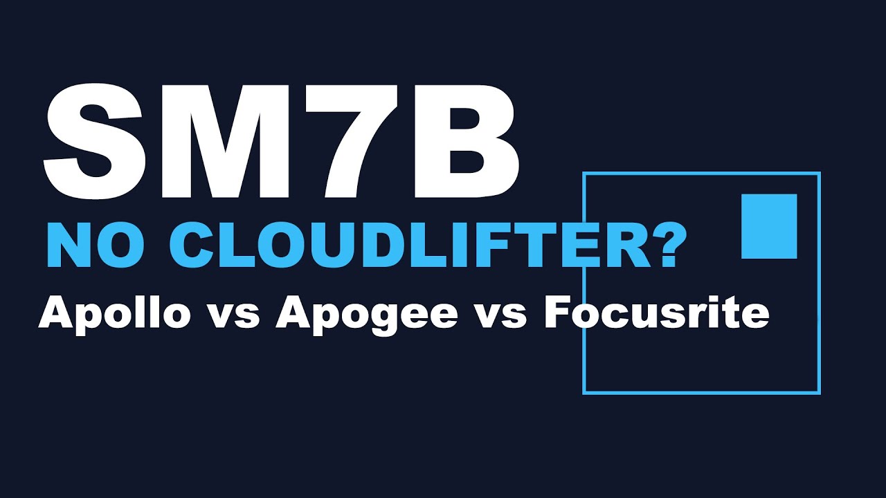 SM7B без Cloudlifter. Какой интерфейс действительно победит?