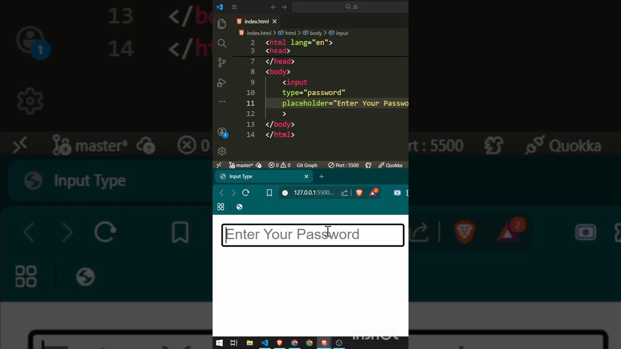 HTML Password Input Explained 🔐 | type=