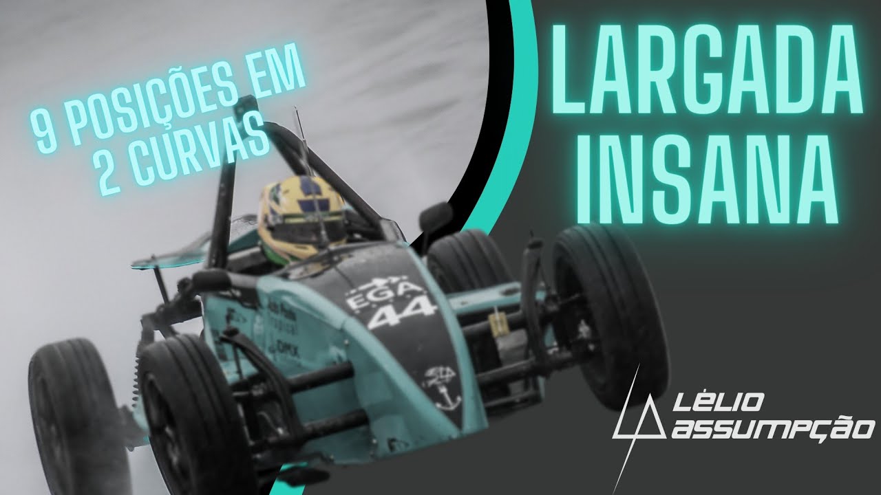 LARGADA INSANA DE F1600 NA CHUVA - AUT&Oacute;DROMO DE INTERLAGOS - L&Eacute;LIO ASSUMP&Ccedil;&Atilde;O #44