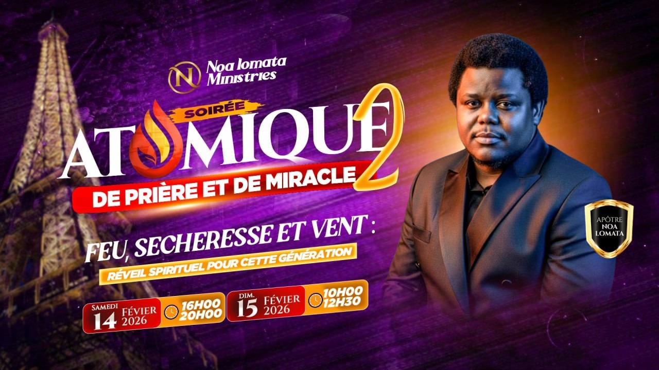 Culte du 15/02/26 // Atomique de prière et de miracle avec l'Apôtre Noa LOMATA (3)