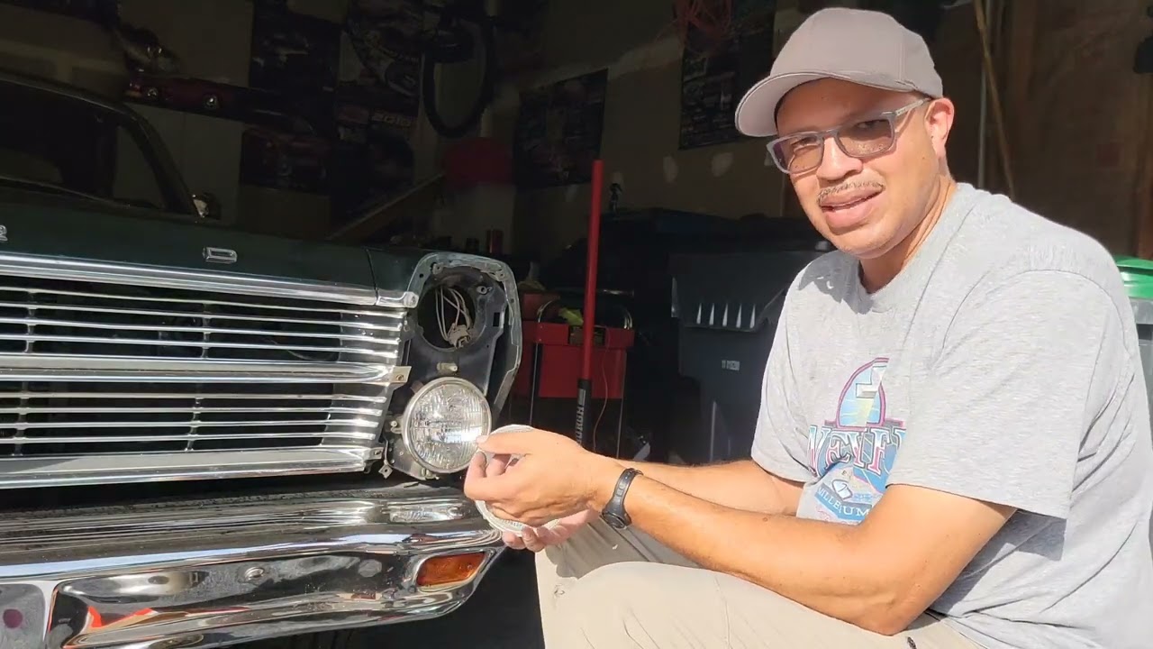 1966 Ford Fairlane LED Headlight Installation
