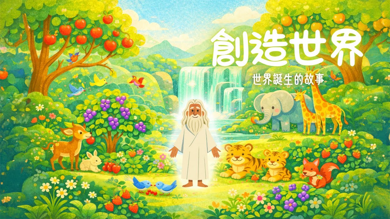 【創造世界 🌎】聖經故事動畫｜世界的誕生（廣東話）