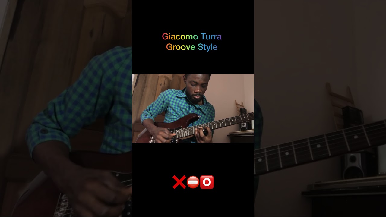 Giacomo Turra Jazz Groove style #jazzgrooves #bluesrock #giacomo #groovejazz