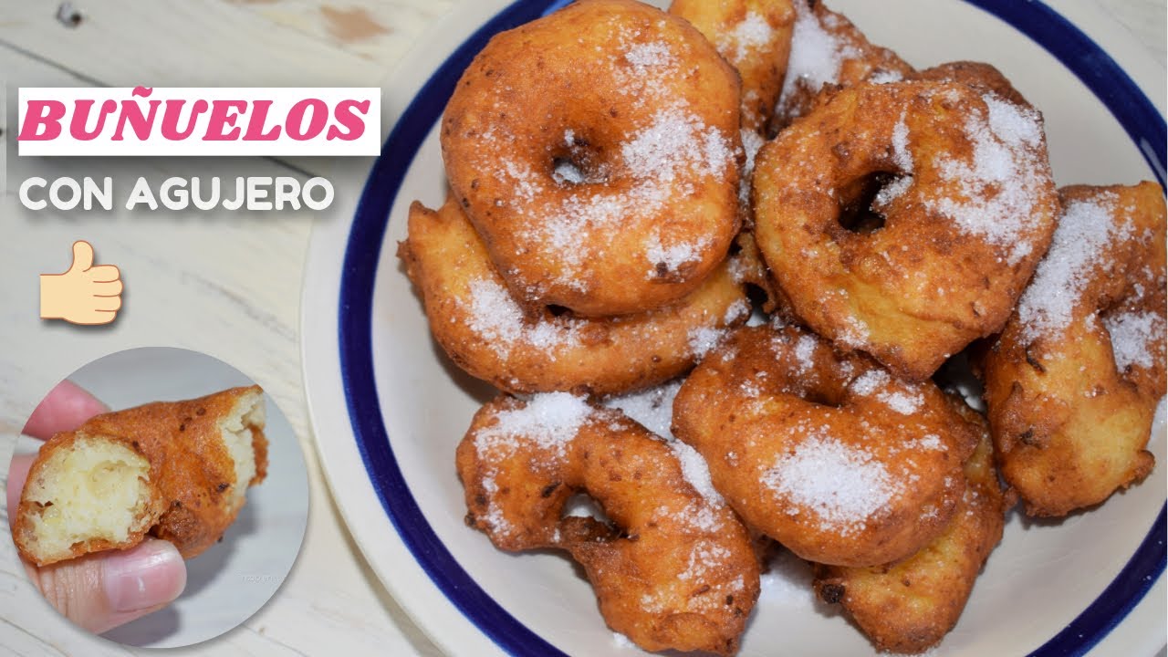 Buñuelos de viento de patata y/o boniato con agujero – RECETA MALLORQUINA, BUNYOLS DE LES VERGES
