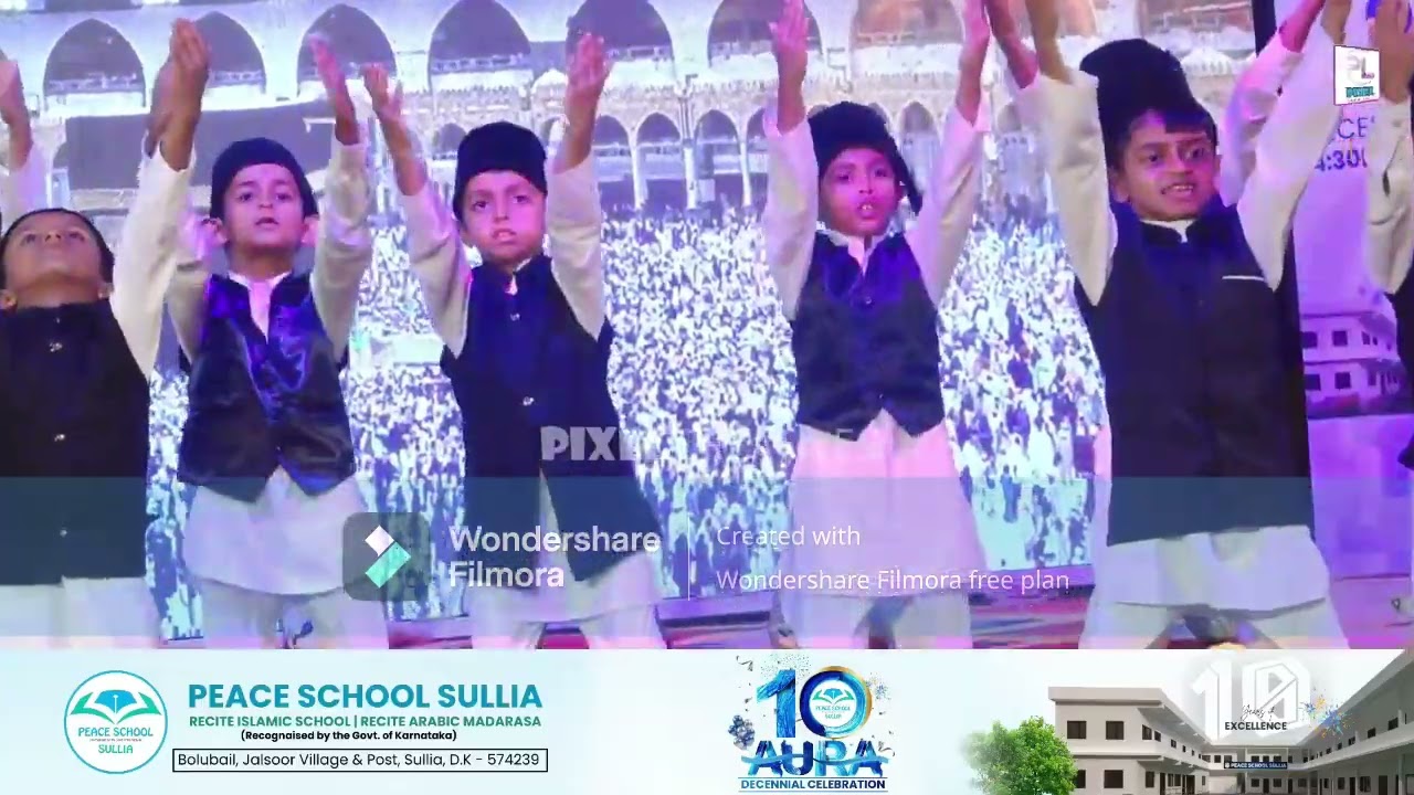 ACTION SONG G1 G2 BOYS  PEACE SCHOOL SULLIA DECENNIAL CELEBRATION 10 AURA 30 DEC 2025