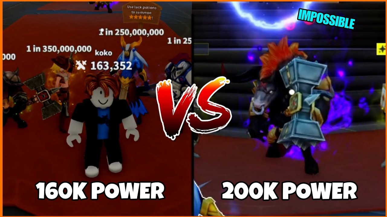 Champions Summon Your Team Roblox [Defeat Final Boss] With Under Power