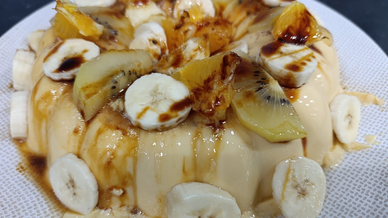 Flan de turrón super fácil🍮