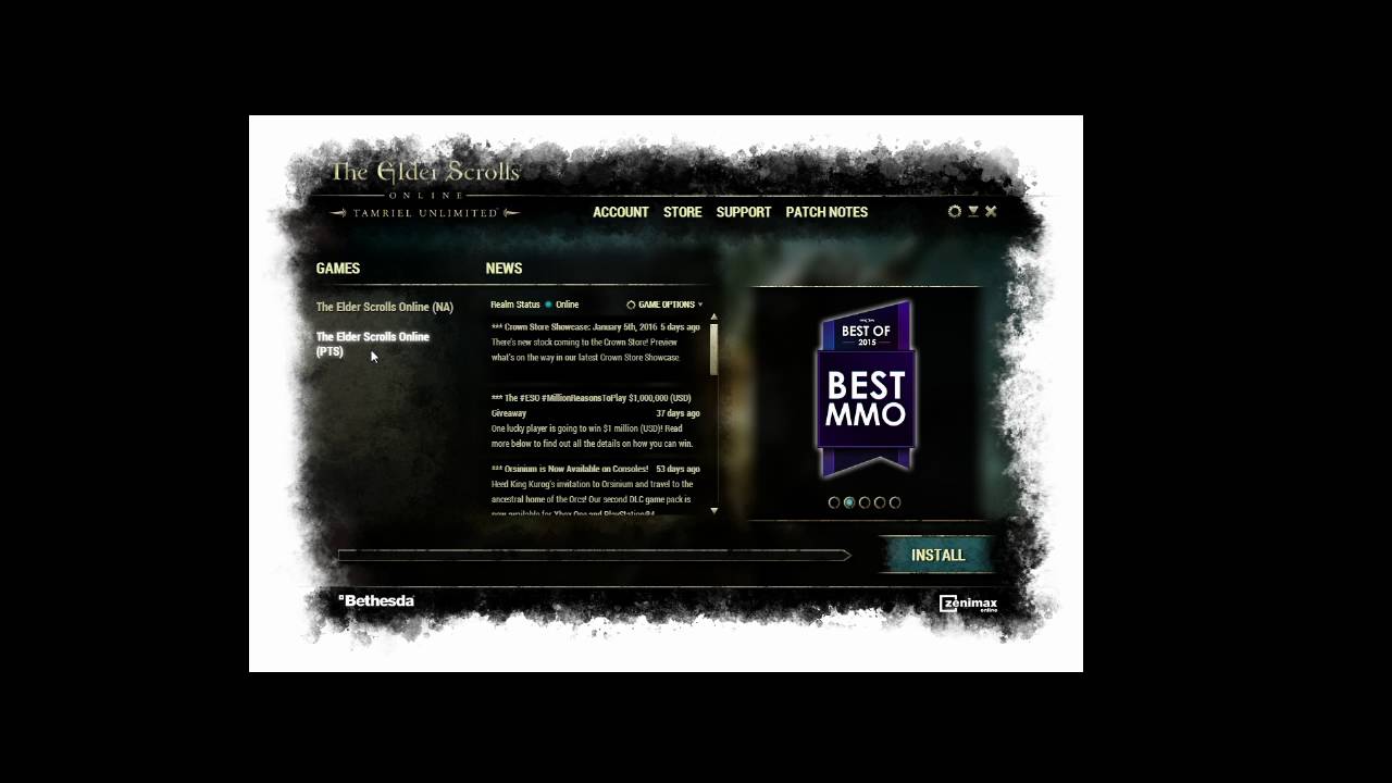 [ESO][Guide] How to enable PTS (Public Test Server) on PC