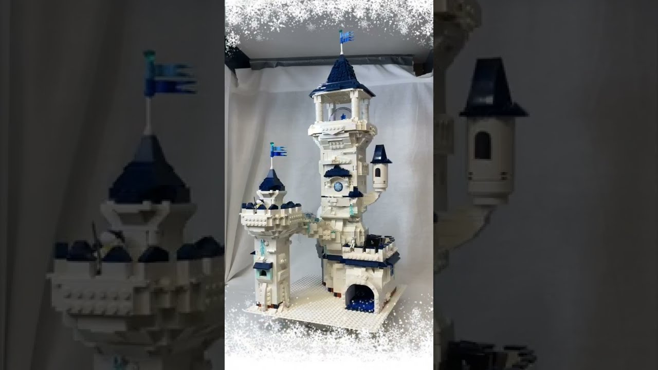 LEGO Snow Guardian Tower MOC Showcase ❄️ 🏰 #Shorts