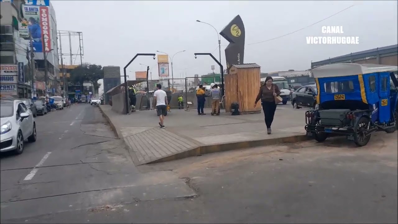 Ya iniciara su funcionamiento la ESTACION OVALO SANTA ANITA - Linea 2 del Metro de LIMA Y EL CALLAO.