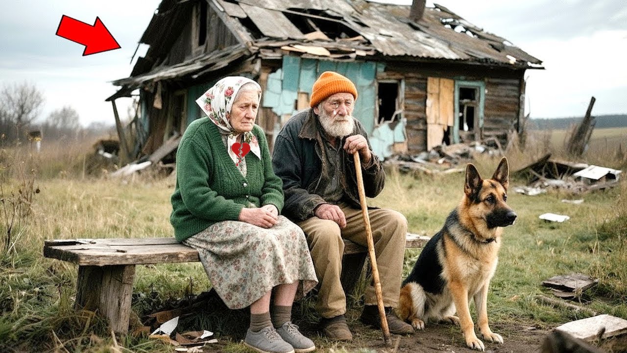 😭😱Abandonados por sus hijos: una pareja de ancianos transformó una cabaña en ruinas en un paraíso.