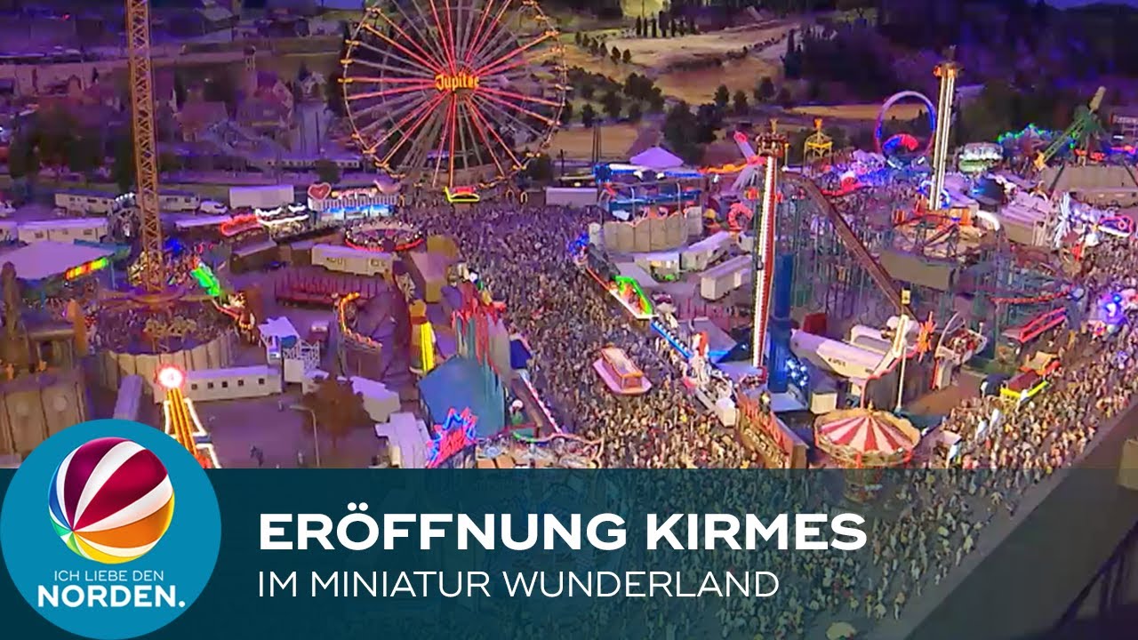 Miniatur Wunderland in Hamburg eröffnet Mini-Kirmes