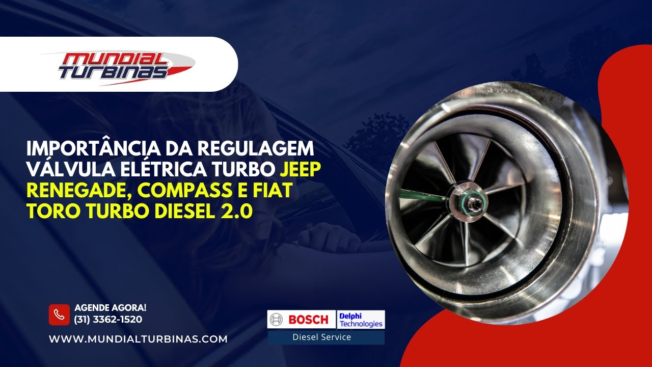 IMPORTÂNCIA DA REGULAGEM VÁLVULA ELÉTRICA TURBO JEEP RENEGADE, COMPASS E FIAT TORO TURBO DIESEL 2.0