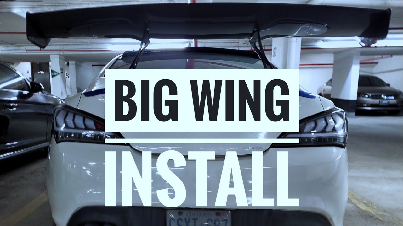 GT WING INSTALL ON THE HYUNDAI GENESIS